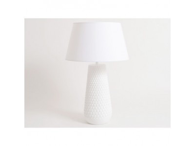 LAMPE DYNASTY BLANC MAT