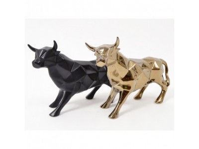 TAUREAU BULL NOIR/OR