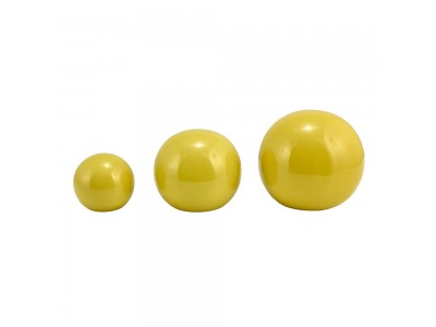 SET DE 3 BOULES JAUNES