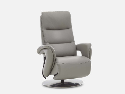 Fauteuil relaxation cuir HUKLA