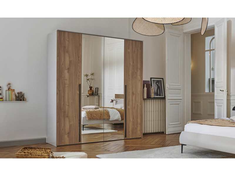 Opale - Armoire 4 portes battantes 