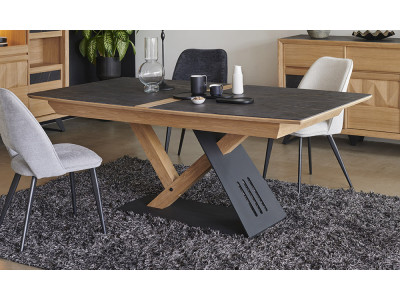 Delta - Table plateau céramique extensible 