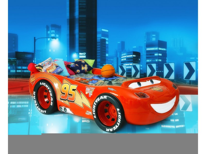 Lightning Mc Queen le lit pour votre enfant amusant du dessin animé Cars