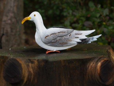 Décoration métal : Mouette